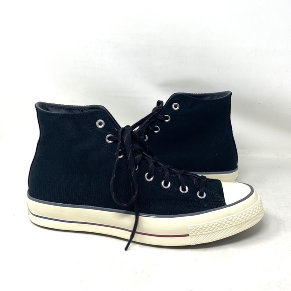 Converse Chuck 70 High Women's Casual Shoes Black Gray Canvas Sneakers A02758C - Picture 6 of 9